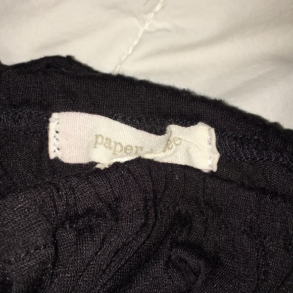 Off the shoulder black top - Picture 2 of 4